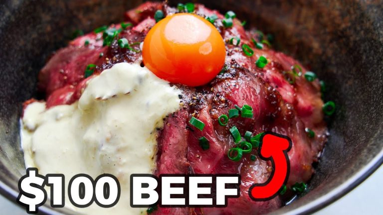 WAGYU Roast Beef Don – Japanese Rice Bowl