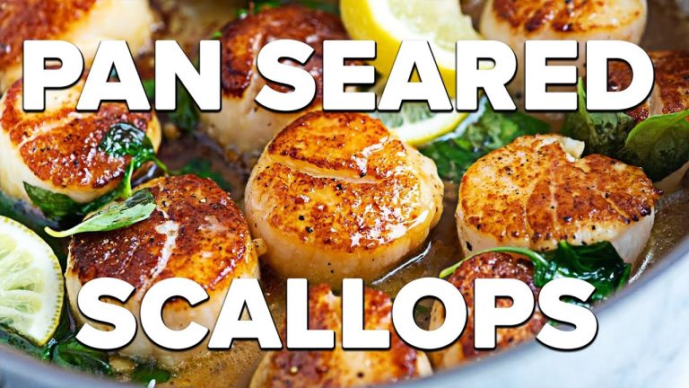 Scallops and Bok Choy | Pan Seared Seafood Recipes