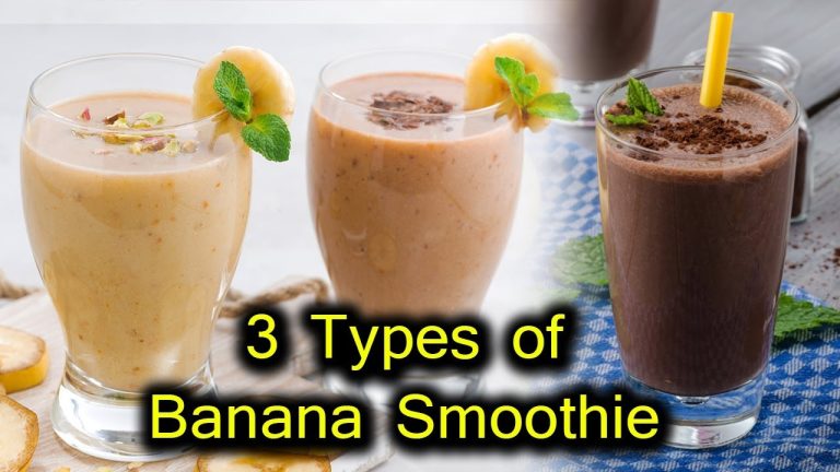 Banana Smoothie I How to make healthy banana smoothie