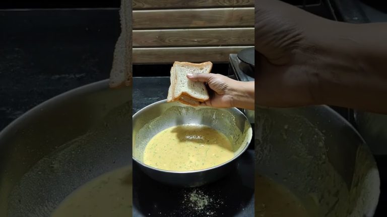 How to Make Bread Sandwich | Bread Sandwich | Less Oil Recipe | #shorts #shortsvideo