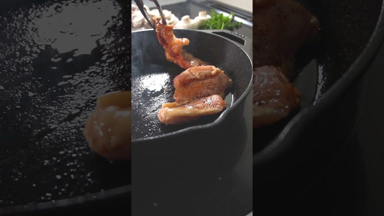 Creamy Mushroom Chicken Recipe #short