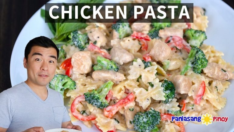 How to Cook  Chicken Pasta with Creamy Basil Sauce