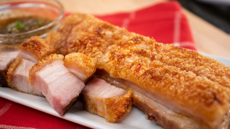 CRISPY PORK BELLY RECIPE – No Boil, No Fry, No Salt Crust หมูกรอบ ไม่ต้ม ไม่ทอด