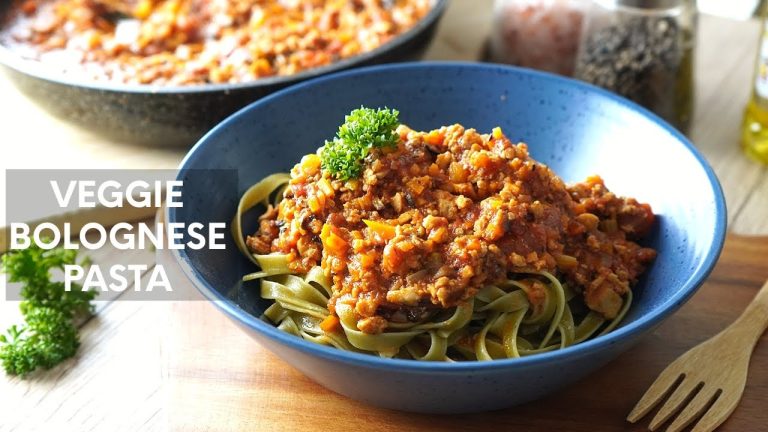 Veggie Bolognese Pasta | Rich and Savory Pasta Recipe