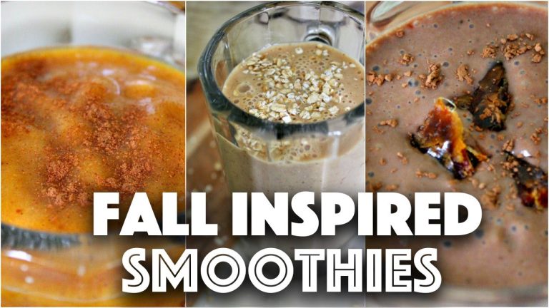 EASY VEGAN SMOOTHIE RECIPES FOR FALL (Healthy + Delicious)