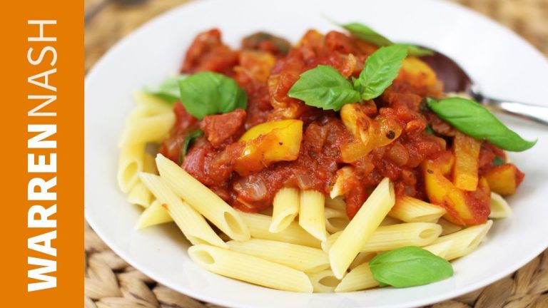 Tomato Pasta Recipe – Cooking with Tinned Tomatoes – Recipes by Warren Nash