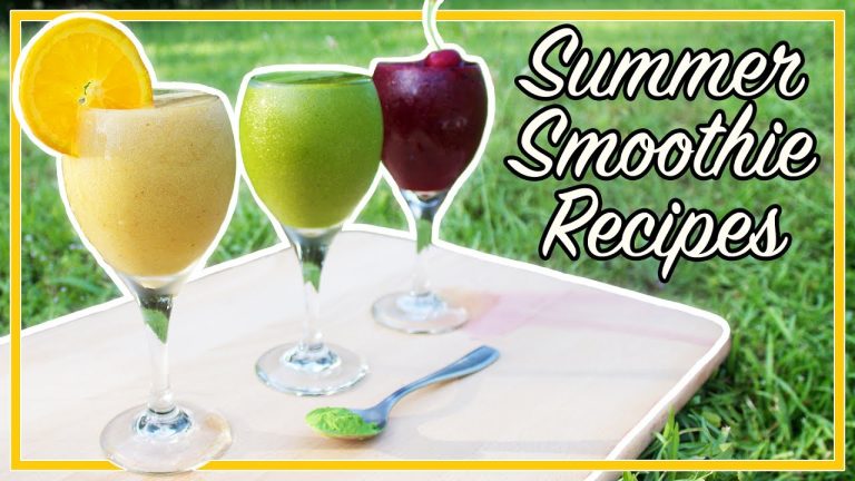 🍊 WEIGHT LOSS SMOOTHIE RECIPES | 3 Healthy Summer Smoothie Recipes! 🍒