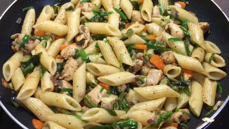 Chicken Pasta Recipes – Chicken Macaroni Indian Style | Lunch-Box Recipe