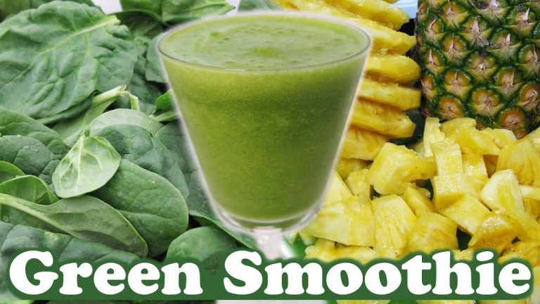 SPINACH PINEAPPLE SMOOTHIE RECIPE – With Banana-Pineapple GREEN SMOOTHIE RECIPES – HomeyCircle