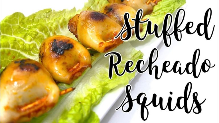 Stuffed Recheado Squids | Goan Rechead Mannkeo | Goan Seafood Recipes