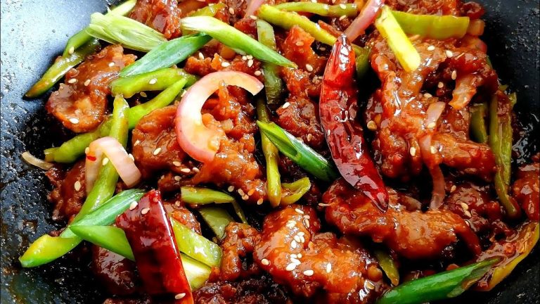 Chili Beef | Restaurant Style Beef Chilli Dry Recipe | Chinese Beef Recipes