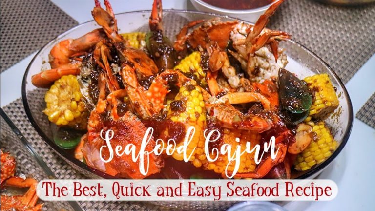 SEAFOOD CAJUN | Buttered Garlic Seafood with Cajun Sauce Recipe | Yummy Mixed Seafood Recipe