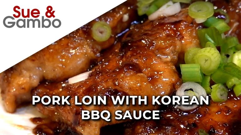 Pork Loin with Korean BBQ Sauce Recipe
