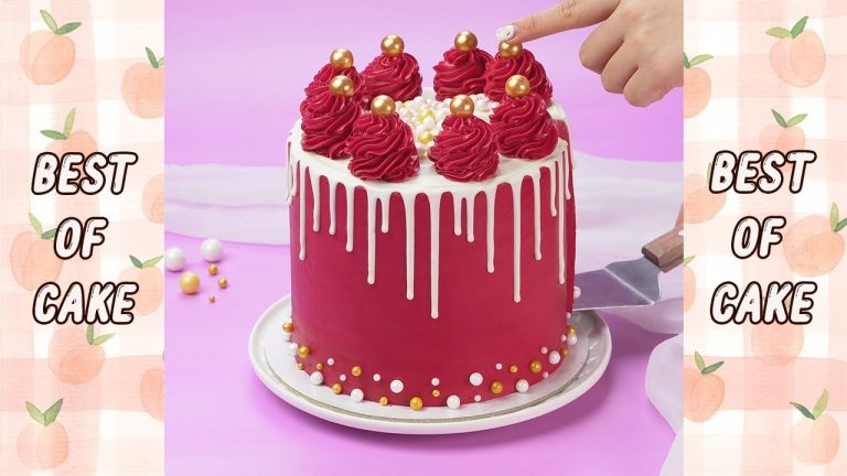 How To Decorate A Pretty Cake | Easy Dessert Recipes