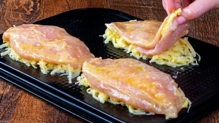 A crazy recipe with 2 potatoes and one chicken breast – brilliant idea