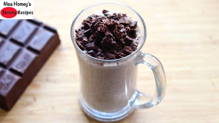 99% Dark Chocolate Smoothie – Healthy Dairy Free (Vegan) Breakfast Smoothie Recipe | Skinny Recipes