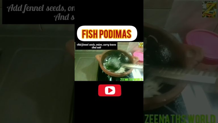 Fish podimas recipe /fish puttu/seafood  recipes  #shorts   #youtube shorts /Zeenath'sworld
