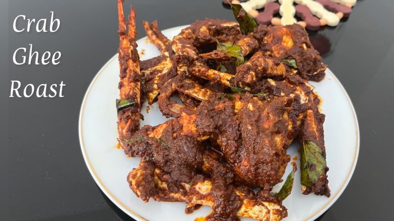 Crab Ghee Roast | Spicy Crab Ghee Roast Mangalorean Style | Seafood Recipes | Spicy Crab Recipes