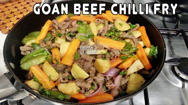 Goan Beef Chilli Fry Recipe | Beef Chilly Fry Goan |Chili Beef Stir Fry Recipe | Goan Beef Recipes