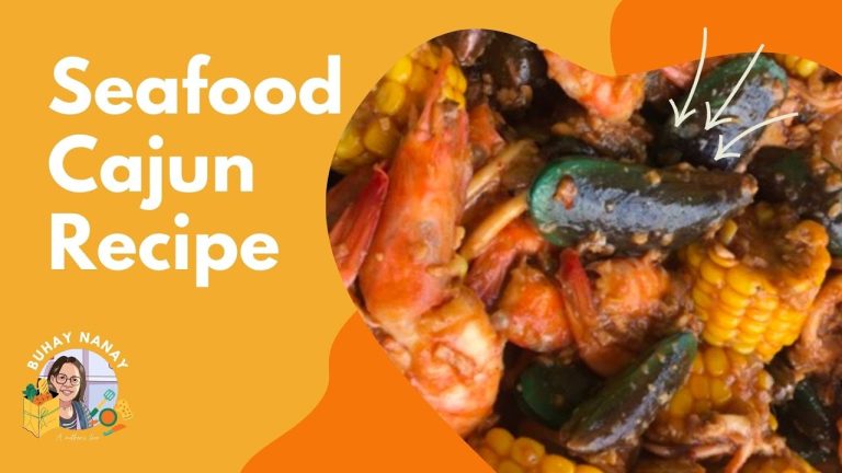 Buhay Nanay Recipes | Spicy Seafood Cajun (Hipon, Pusit, Tahong, atbp!)