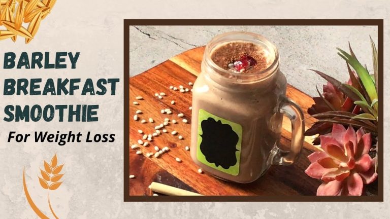 Barley (जौ ) Breakfast Smoothie Recipe | How to Make Healthy Barley / Jau Drink For Weight Loss