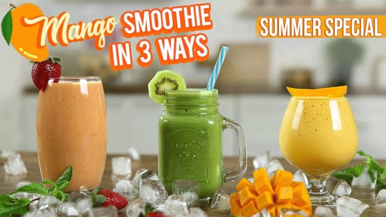 Mango Smoothie Recipe – How To Make Mango Smoothies In 3 Ways – Summer Special Mango Recipe – Varun