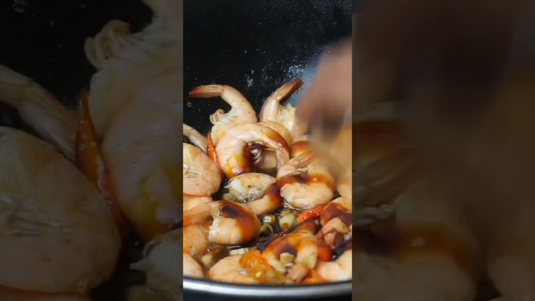 Resep simpel udang pedes manis! enak banget #short #resepmasakan #fluffykasih