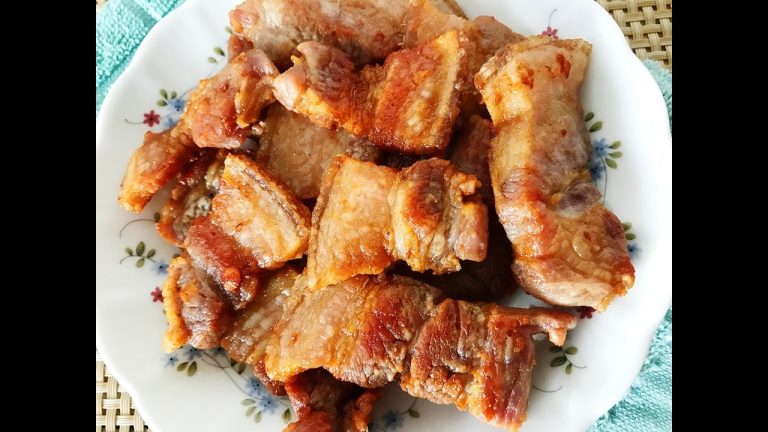 Easy Fried Pork Belly with Salt Recipe