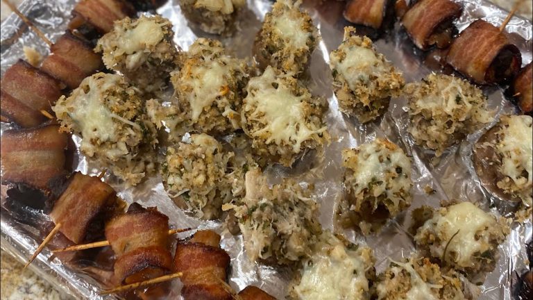 Christmas Appetizer Recipes 2022| Hors d'oeuvres | Beef #Rumaki | #Stuffed Mushrooms #foodrecipe
