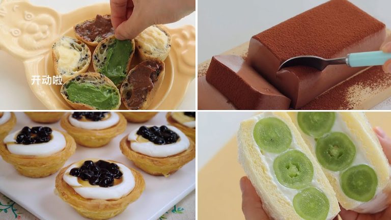 Tiktok ASMR Cooking 🍧 [Engsub] Easy Cooking Recipes Of Some Easy-To-Make Cakes #71