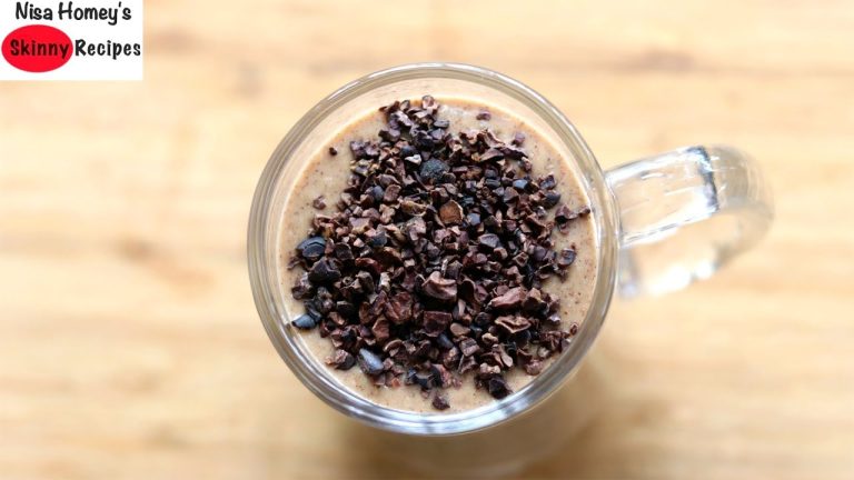 Ragi Breakfast Smoothie Recipe – Dairy Free- Healthy Millet Recipes For Weight Loss – Skinny Recipes