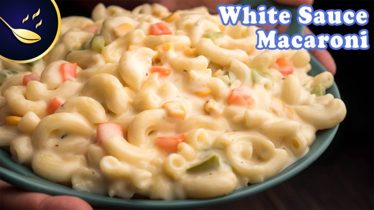 White Sauce Macaroni Pasta by Gold Spoon | Creamy Veg Pasta Recipe in a Pan | Cooking B Roll
