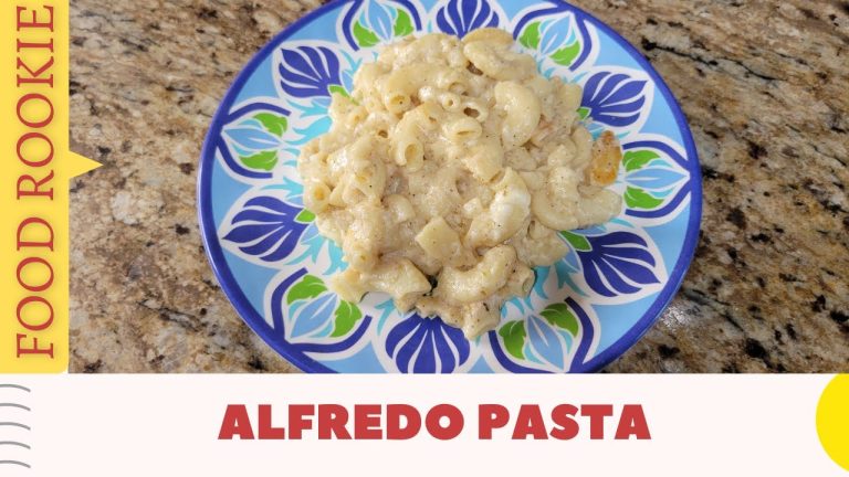 Easy Alfredo Pasta Recipe: Delicious and Creamy By Food Rookie