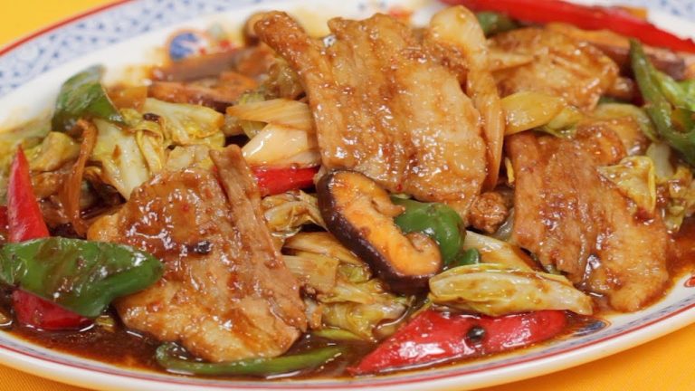 Easy Twice Cooked Pork Recipe (Sichuan-style Chinese Pork Belly Stir-Fry with Cabbage)