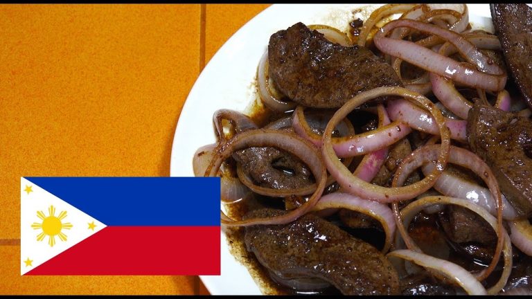Pork Liver Steak – Pinoy Bistek – Pork Liver & Onions – Tagalog Videos – Filipino recipes