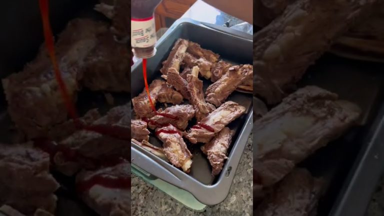 Let’s Make BBQ Beef Ribs! #shorts #foodie #recipe