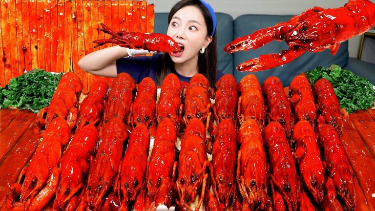 맵싹 🔥 직접 만든 마라롱샤 마라샹궈 레시피 먹방 Stir-fried Spicy Black Pepper Mala Crayfish Recipe Mukbang ASMR Ssoyoung