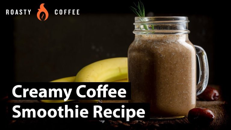 How To Make A Coffee Smoothie: Creamy Coffee Smoothie Recipe