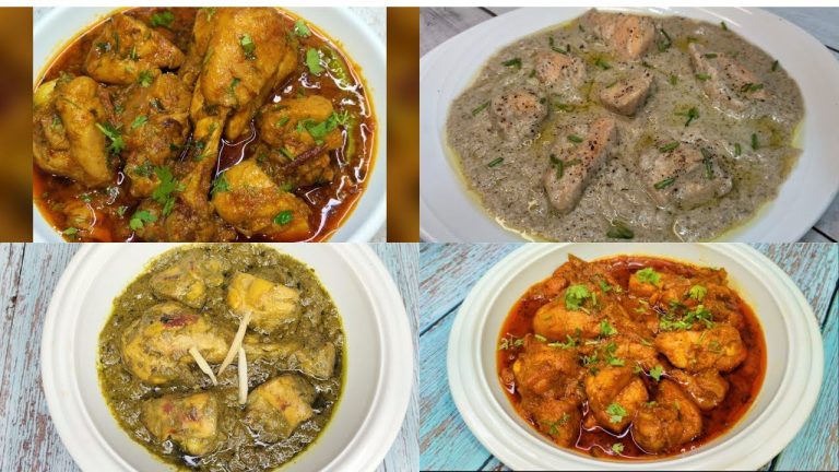 4 Best Chicken Recipes | Delicious Chicken Recipe For Lunch/Dinner | Restaurant Style Chicken Recipe