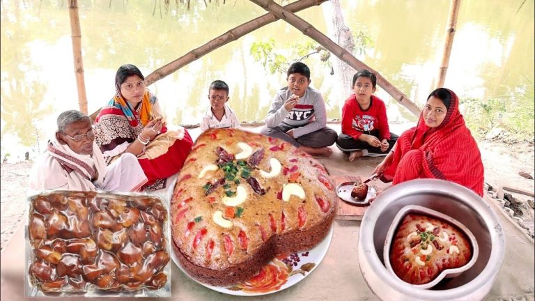 বাড়িতে বসে ভাতের হাঁড়িতে একদম দোকানের মতো স্পঞ্জি ডেট কেক/খেজুরের কেক রেসিপি||cake recipe