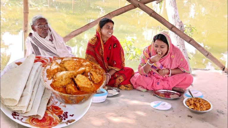 চালের রুটি আর চিকেন কষা শীতকালে আমার সবথেকে প্রিয় রেসিপি||chicken curry recipe