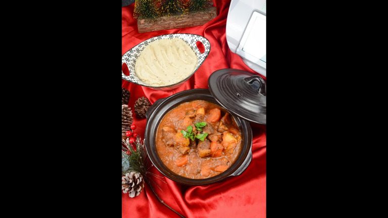 Thermomix® Recipes – Beef Stew with Cauliflower Mash