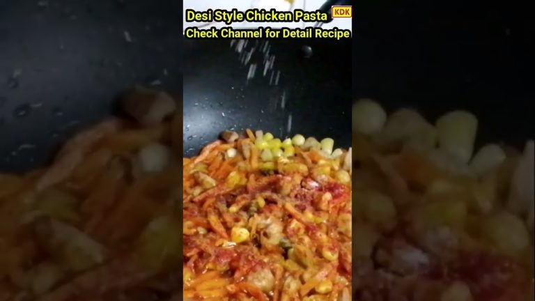 How to make Desi Style Chicken Pasta #Shorts #YTShorts #Cooking #Viralshorts #trending 👌🙏👍❤️