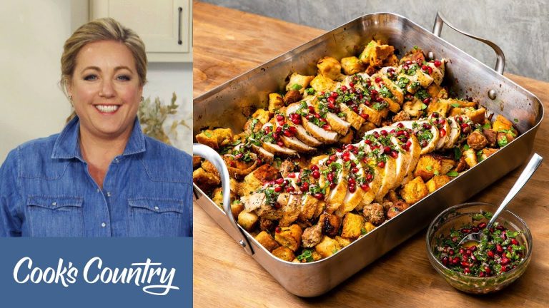 How to Make One-Pan Turkey Breast and Stuffing