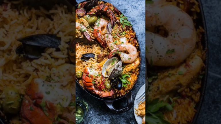 اصل السيفوود باييا Seafood Paella