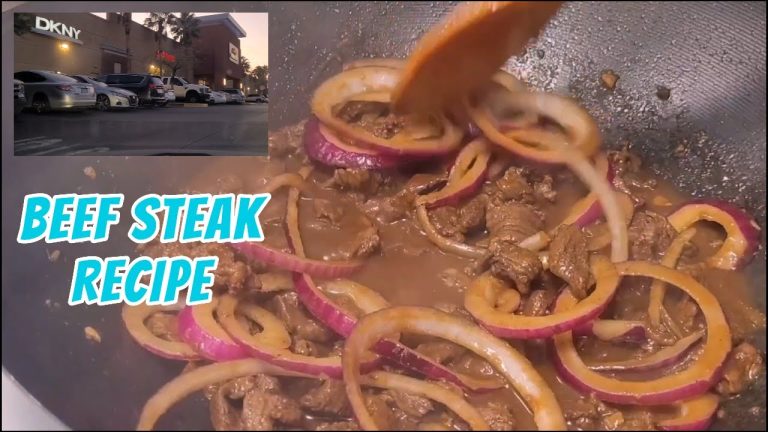 WE COOKED A BEEF STEAK RECIPE BEFORE LEAVING | PREM. OUTLET CONT.