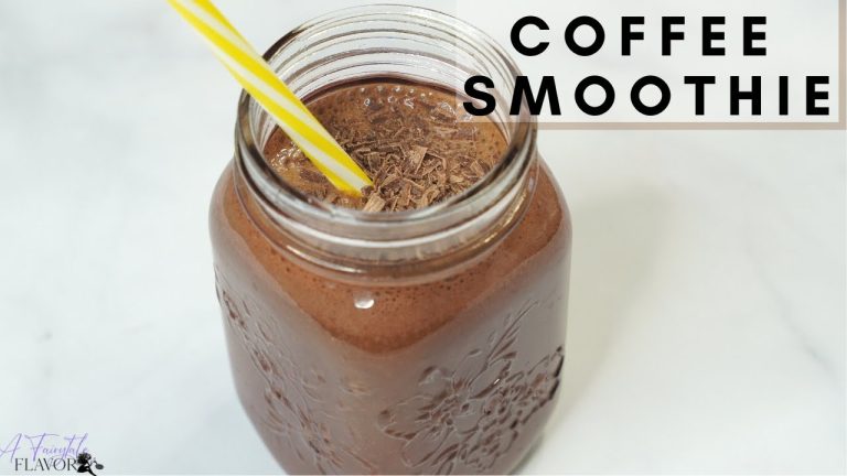 COFFEE SMOOTHIE RECIPE | BREAKFAST SMOOTHIE