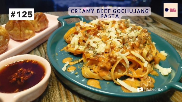 Creamy Beef Gochujang Pasta | Recipe | Micah's Cookery