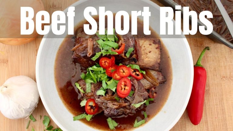 Easy Braised Short Ribs – Beef Ribs With Chili Recipe