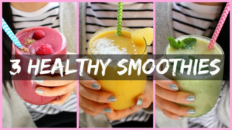 3 EASY SMOOTHIE RECIPES | Vegan & Healthy | Melon, Berry, & Tropical Smoothies